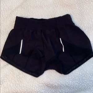 Black lulu lemon shorts